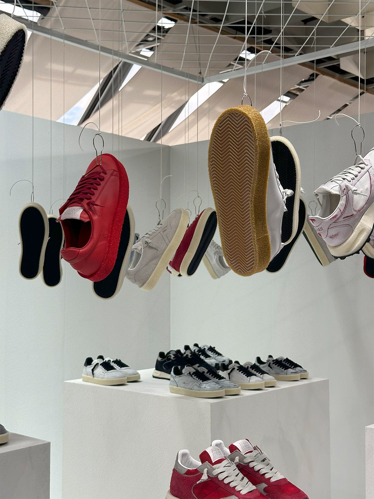 THREE SNEAKERS WITH INTERESTING WORKMANSHIP DISCOVERED AT PITTI 106